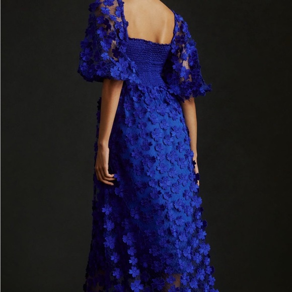 Delfi Collective 3d Floral Maxi dress from Anthropologie - Picture 4 of 6